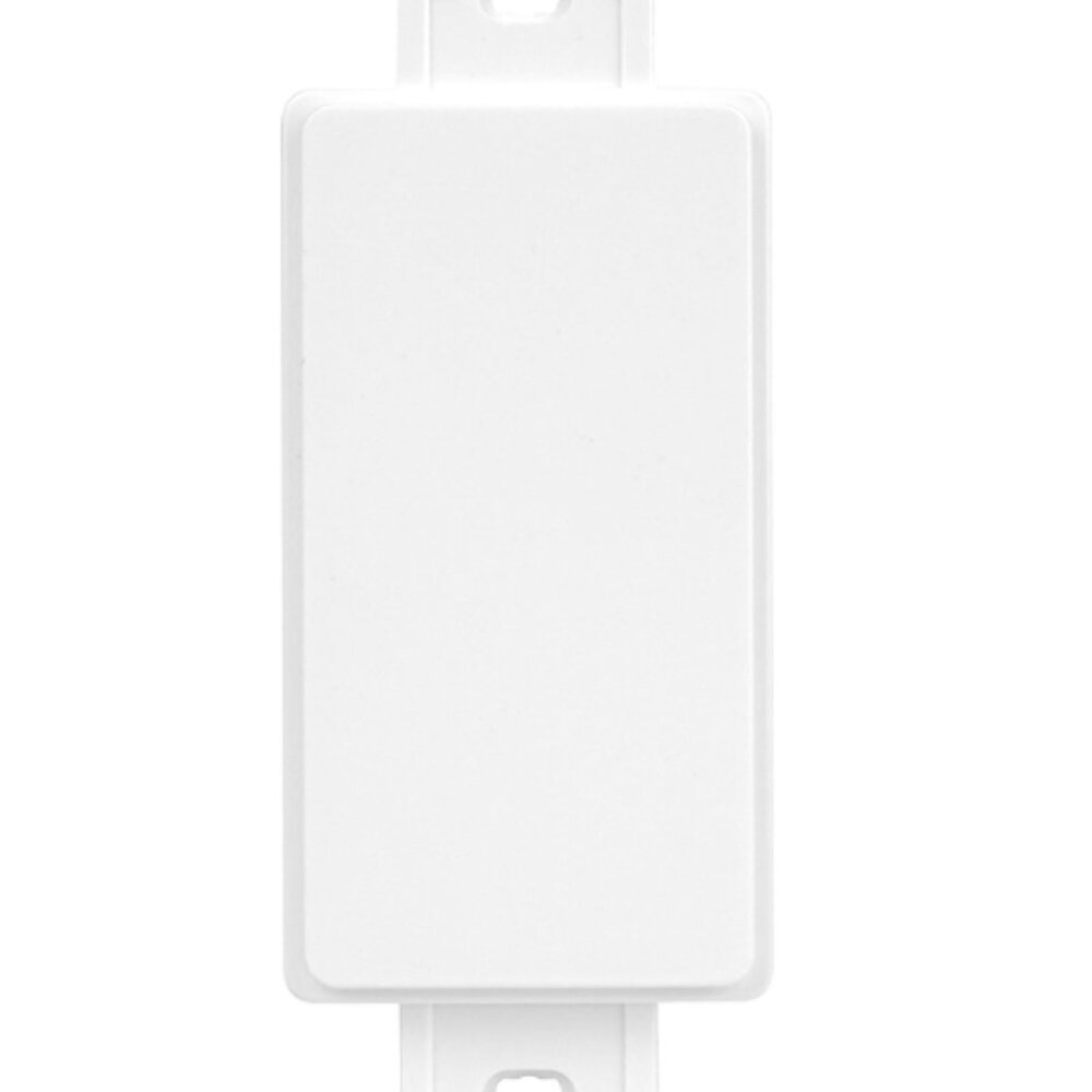 Decora Blank Adapter Plate White Box of 15